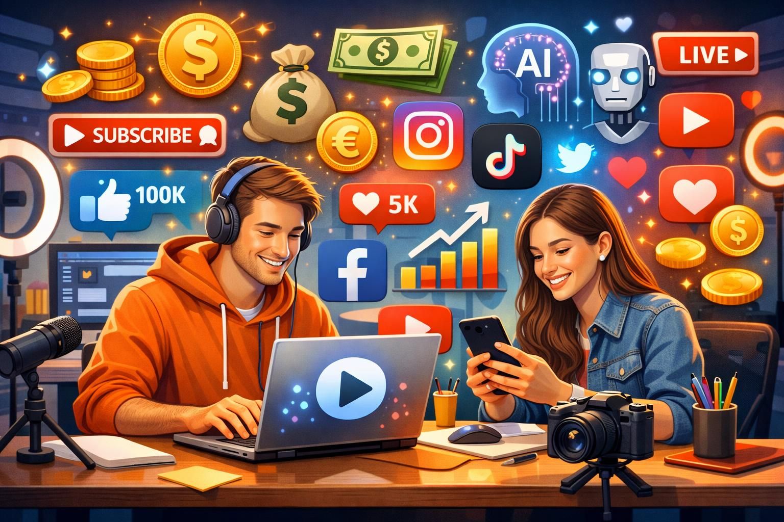 entdecken sie die zukunft der creator economy 2026 und erfahren sie, wie content-produzenten zu erfolgreichen digitalen unternehmern werden können.